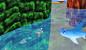 Haifisch Snacker, der es im Level Treasure Trove Cove auf unseren haarigen Hintern abgesehen hat sobald wir im Wasser landen, bereitet uns auch heute noch Albträume!
