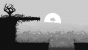 Elegant monochromatisch: Das Metroidvania Unworthy hat einen ganz eigenen Look.