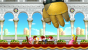 Ungewohnte Geschichte: Diesmal wird Prinzessin Peach zwar nicht entführt, der Rest der Clique dafür aber von einer riesigen Roboterhand in die Ferne geworfen.
