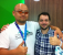 Hideki Kamiya, hier mit einem lästigen Fanboy, arbeitete beim ersten Resi noch als System Planner. Für den zweiten Teil zeichnete er als Director verantwortlich.<br>
 