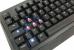 Unter den Tasten befinden sich die Switches - hier die Sorte Cherry MX-Red mit Beleuchtung
