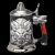 Steinkrug mit Overwatch-Branding aus dem offiziellen Blizzard-Gear-Store