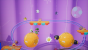 Yoshi's Crafted World: Welt 6 - Level 1: Spinnrad-Spinnerei: An der Stelle, bei der euch zum ersten Mal die Kugelwillis begegnen, findet ihr die vierte Blume.