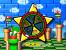 Mario Party 3 für das N64 steigerte die Zahl der Minispiele auf insgesamt 71. Hier spielt Yoshi gerade Glücksrad.