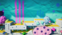Yoshi's Crafted World: Welt 1 - Level 1: Vielfisch Aquarium: Rote Münzen befinden sich versteckt in der Fragezeichen-Wolke in einem engen Gang. Dort müsst ihr kriechen.