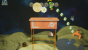 Yoshi's Crafted World: Welt 13 - Level 1: Countdown zum Abflug: Um an die sechste Blume zu gelangen, müsst ihr mithilfe der Tintenfisch auf das Gestell springen.