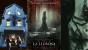 Szenenbilder aus "Amityville Horror" und "Slender Man", Filmplakat zu "Lloronas Fluch"