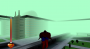 Die Welt von Superman 64 ist voll von Kryptonit-Nebel. Mit diesem Umstand wollten die Entwickler die nicht vorhandene Weitsicht wortwörtlich verschleiern.