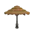 Seaside Straw Umbrella