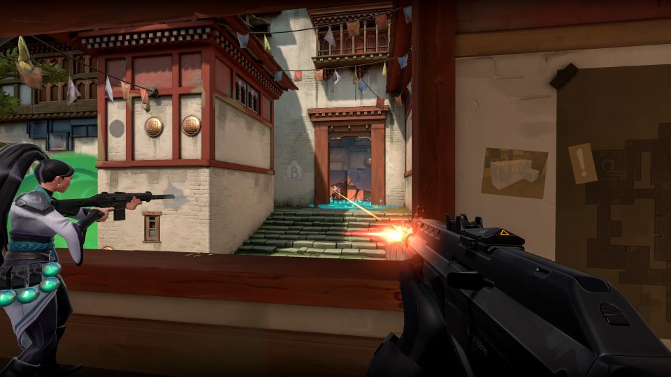 Der simple Cartoon-Look von Valorant sagt vielleicht nicht jedem zu, sorgt aber dafür, dass der Shooter auf beinahe jedem PC läuft.