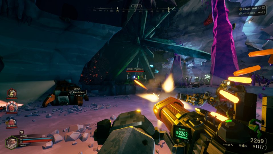 Bier, Spitzhacken, Kanonen und Gold: Deep Rock Galactic kann ein knallharter Shooter sein – öfter sind aber Momente des Wunders und der Kameradschaft. <br> &nbsp;