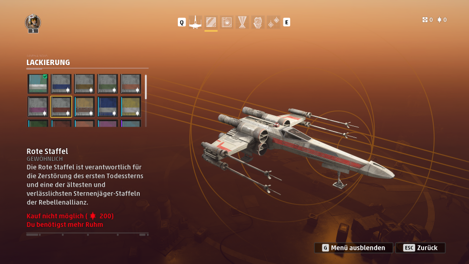 Eure Schiffe könnt ihr durch Mehrspieler-Errungenschaften äußerlich und im Cockpit verschönern und natürlich Komponenten verbessern.