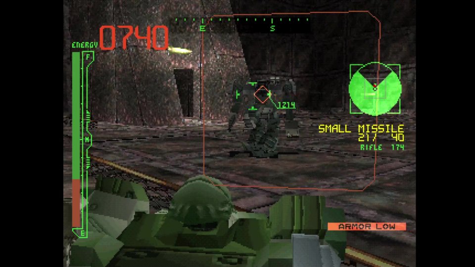 Pixelig, aber gut: Das erste Armored Core für die Playstation kam bei den meisten Spielern besser an als das schwerfällige King‘s Field. (1)