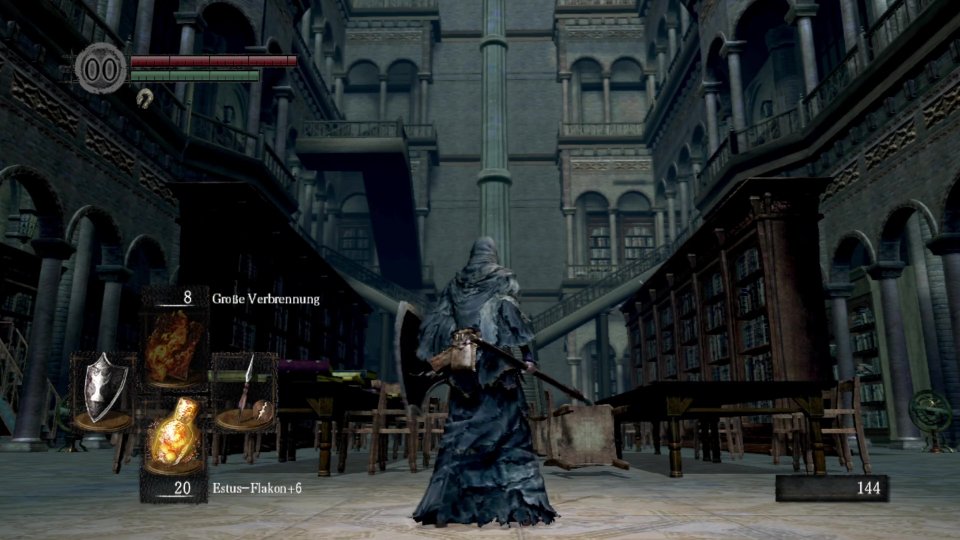 Das Archiv des Herzogs war ein weiterer gigantischer Komplex im ersten Dark Souls und eine Hommage an die Bibliothek aus den Harry-Potter-Filmen.
