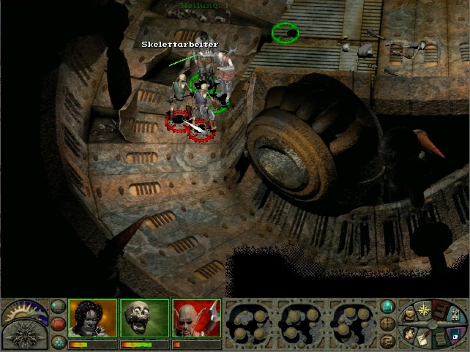 Selbst bei wenigen Gegnern sehen die Kämpfe etwas unübersichtlich und chaotisch aus. Umso besser, dass man jederzeit pausieren darf.<br> &nbsp; (1)