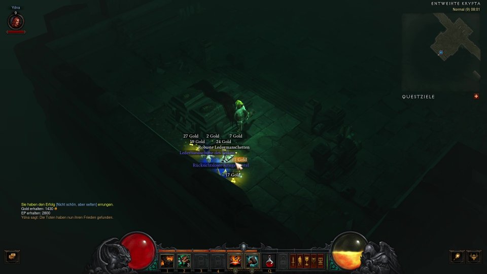 Und ewig lockt der Loot: Diablo 3 ist eines von Blizzards vielen Meisterwerken, die euch nach dem Absolvieren einer Mission mit Geld und neuen Waffen sowie Rüstungsteilen belohnen.<br> &nbsp;