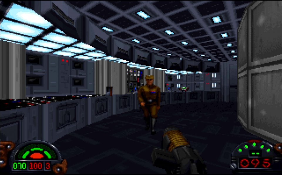 Die BPjS war Mitte der 90er gnadenlos, was Ego-Shooter und menschliche Gegner anbelangte. Deshalb indizierte die Behörde sogar Star Wars: Dark Forces (1995), obwohl der Shooter komplett ohne Blut auskam.