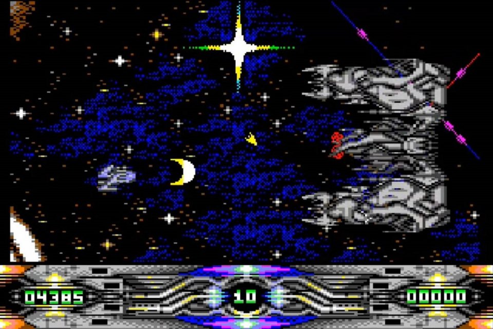 Das Shoot ‘em up Metal Dust gilt als einziges kommerzielles Spiel, das speziell für die C64-SuperCPU entwickelt worden ist.