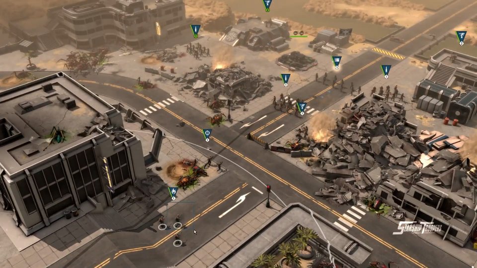 So lange schießen, bis nur noch Frieden ist. Das ist das Motto von Starship Troopers.