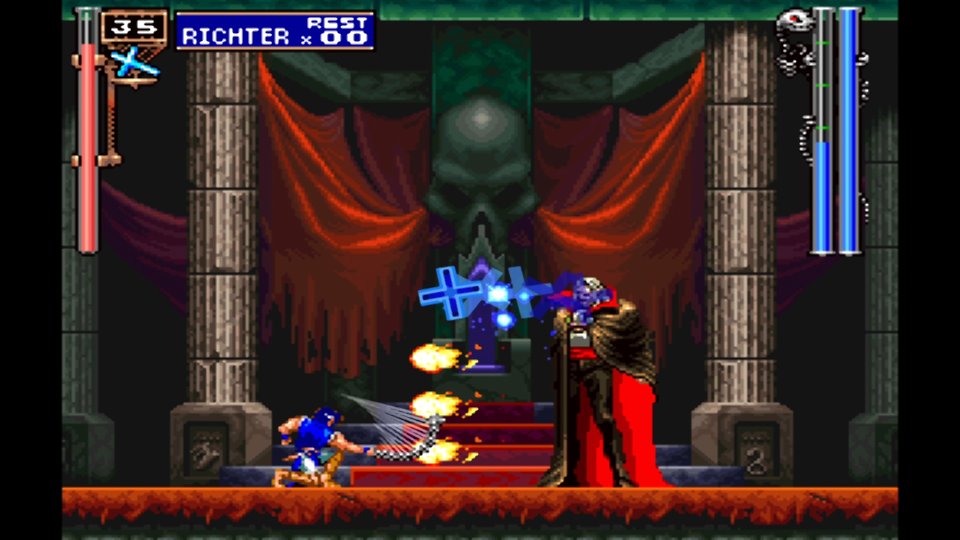 Kampf gegen Dracula: Symphony of the Night beginnt dort, wo Rondo of Blood endete.