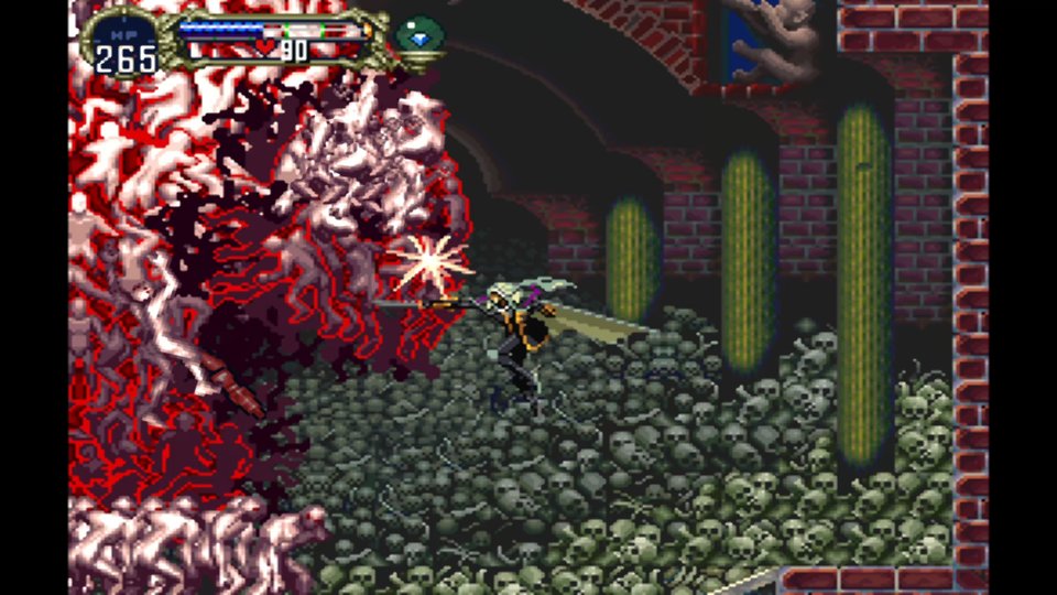 Ganz schön derb: Dieser Boss besteht aus einer riesigen Leichenkugel.