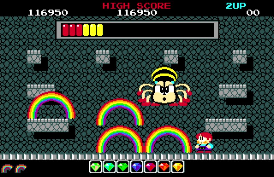 Platz 5: Rainbow Islands vereinte zuckersüße Grafik, großartige Spielbarkeit und originelle Konzeptideen.