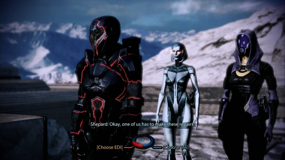 Die Interaktion mit der Crew gehörte stets zu den wichtigsten Stilmitteln der Mass-Effect-Reihe. Die Team-Mitglieder sind eigenständige Persönlichkeiten, deren Beziehungen zu Shepard sich im Spielverlauf verändern.