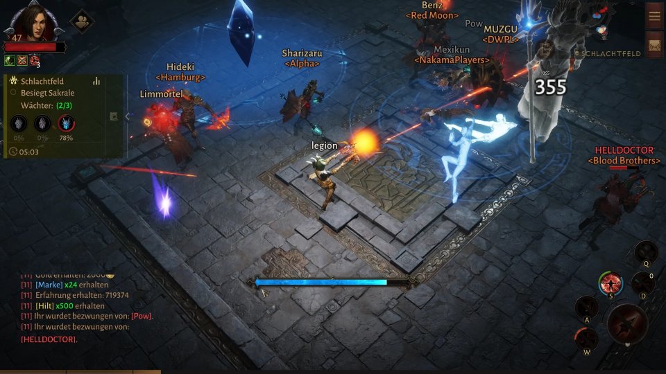 PvP-Schlachtfelder sind ein Novum für die Diablo-Reihe.&nbsp;
