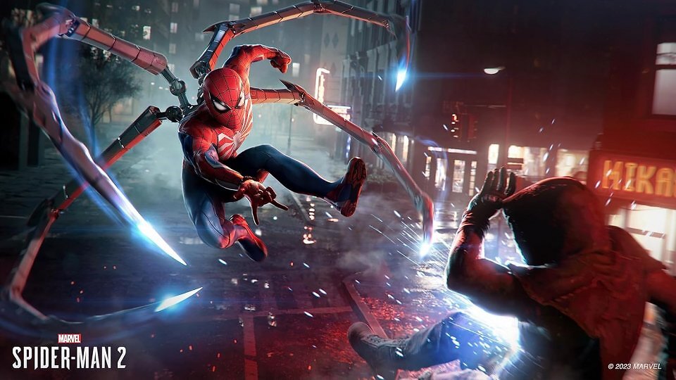 Spider Man kämpft gegen Verbrecher