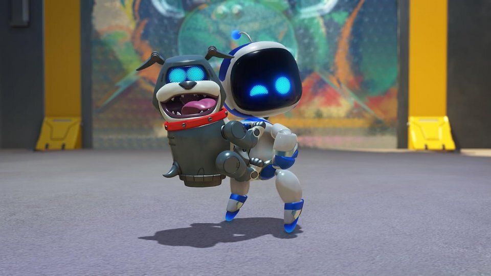 Astro Bot mit seinem Robo-Hund