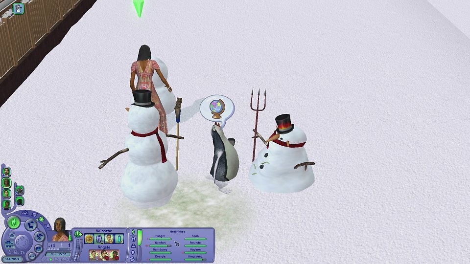 Sul, Sul! Genau an solchen Details wie den Pinguinen, die im Winter gerne mit den Schneemännern plaudern, wird deutlich, wie viel Liebe damals noch in die Erweiterungen geflossen ist.