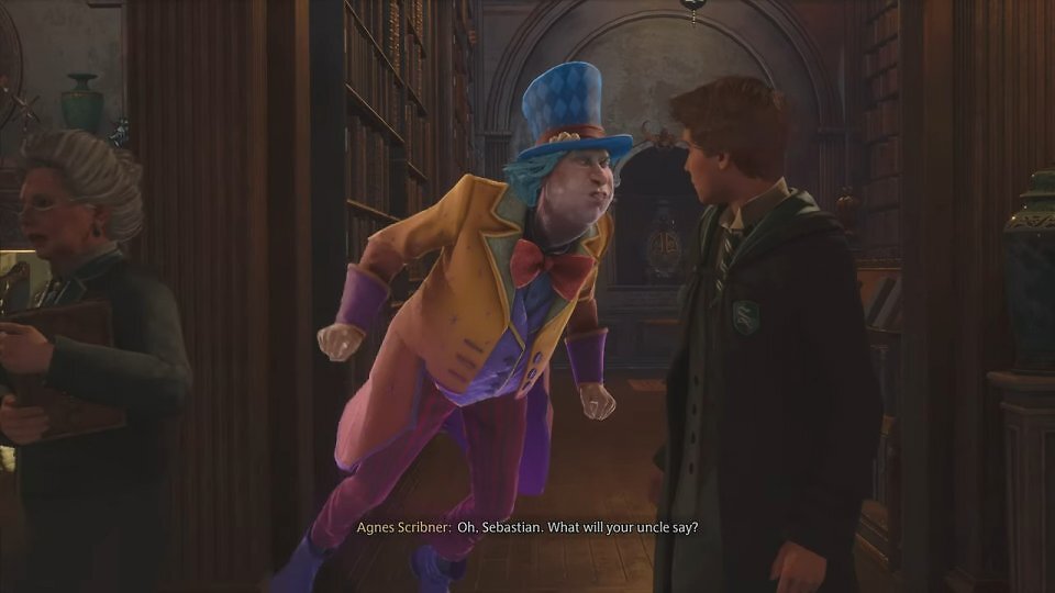 So zeigt uns Hogwarts Legacy die Figur Peeves.