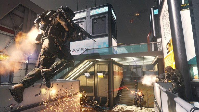 Exo-Suits öffnen die Levels nach oben hin.