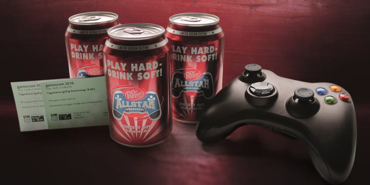 Celebrate the games - Mit Dr Pepper zur gamescom 2016