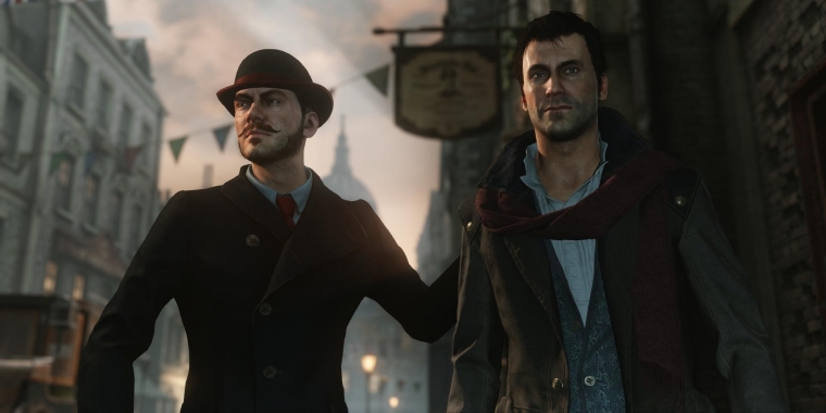 Sherlock Holmes und Doktor Watson untersuchen einen Fall.