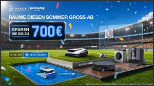 Early Prime Day: Bis zu 700 Euro sparen bei Ecovacs-Robotern